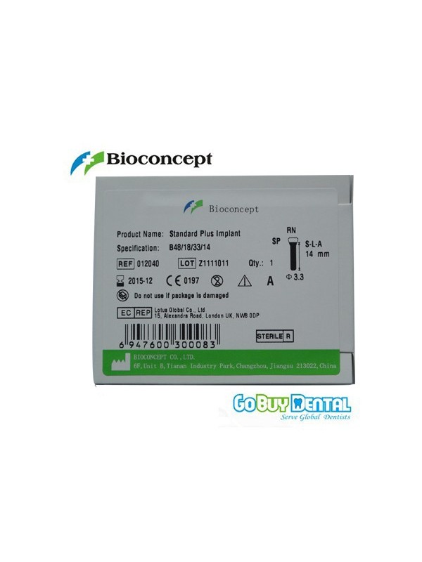 Tissue Level Standard Plus Implants Ф 3.3 mm- L 14mm (Regular Neck  Ф 4.8 mm) 