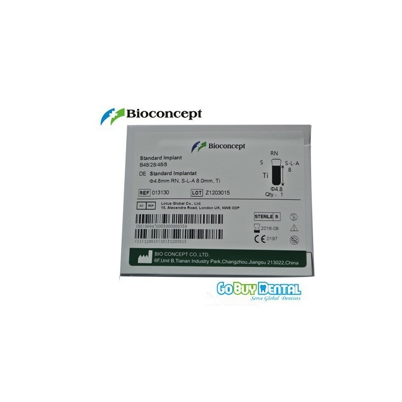 Straumann Compatible Standard Implants Ф 4.8 mm- L 8mm (Regular Neck  Ф 4.8 mm) 