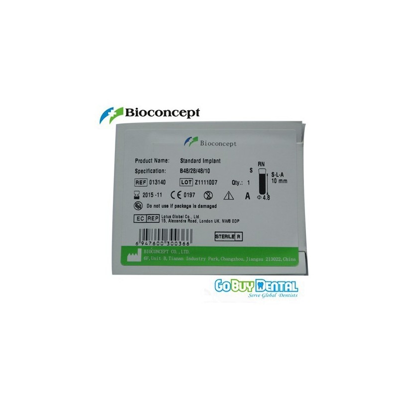 Straumann Compatible Standard Implants Ф 4.8 mm- L 10mm (Regular Neck  Ф 4.8 mm) 
