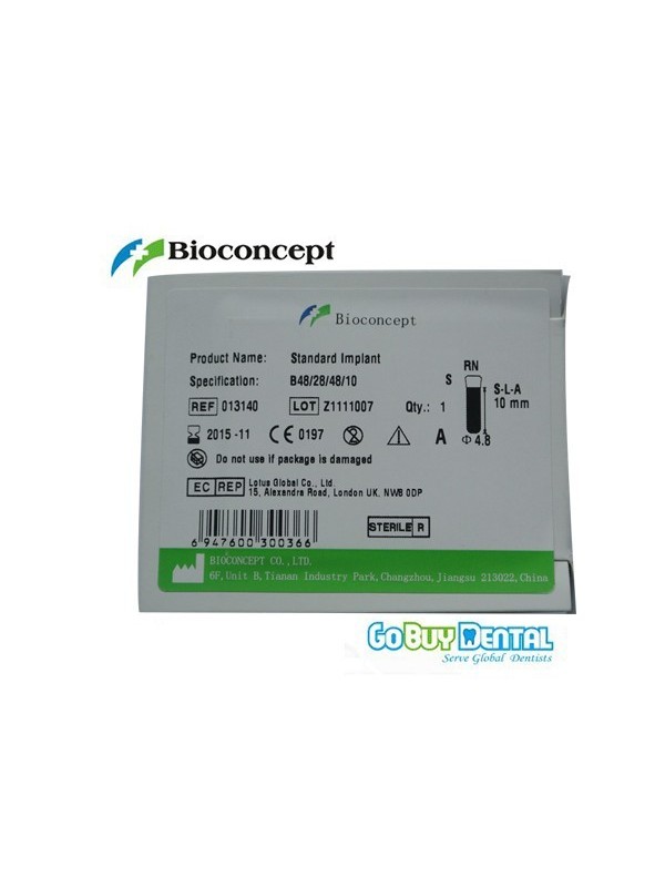 Straumann Compatible Standard Implants Ф 4.8 mm- L 10mm (Regular Neck  Ф 4.8 mm) 