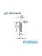 Straumann Compatible Standard Plus Implants Ф 3.3 mm- L 12mm (Narrow Neck  Ф 3.5 mm) 