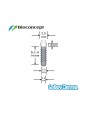 Straumann Compatible Standard Plus Implants Ф 3.3 mm- L 14mm (Narrow Neck  Ф 3.5 mm) 