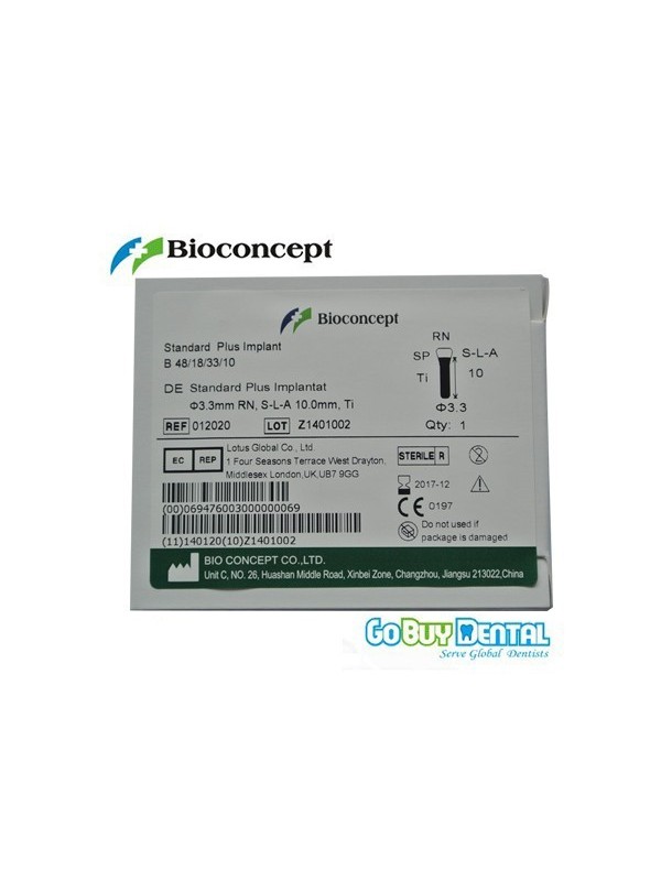 Straumann Compatible Standard Plus Implants Ф 3.3 mm- L 10mm (Regular Neck  Ф 4.8 mm) 