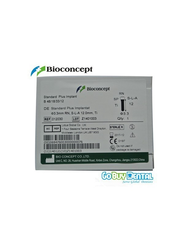 Standard Plus Implants Ф 3.3 mm- L 12mm (Regular Neck  Ф 4.8 mm) 