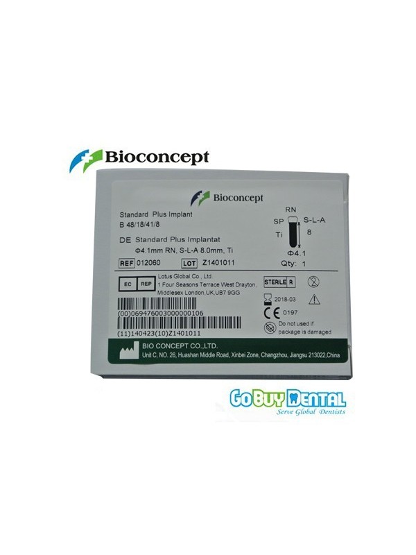 Straumann Compatible Standard Plus Implants Ф 4.1 mm- L 8mm (Regular Neck  Ф 4.8 mm) 