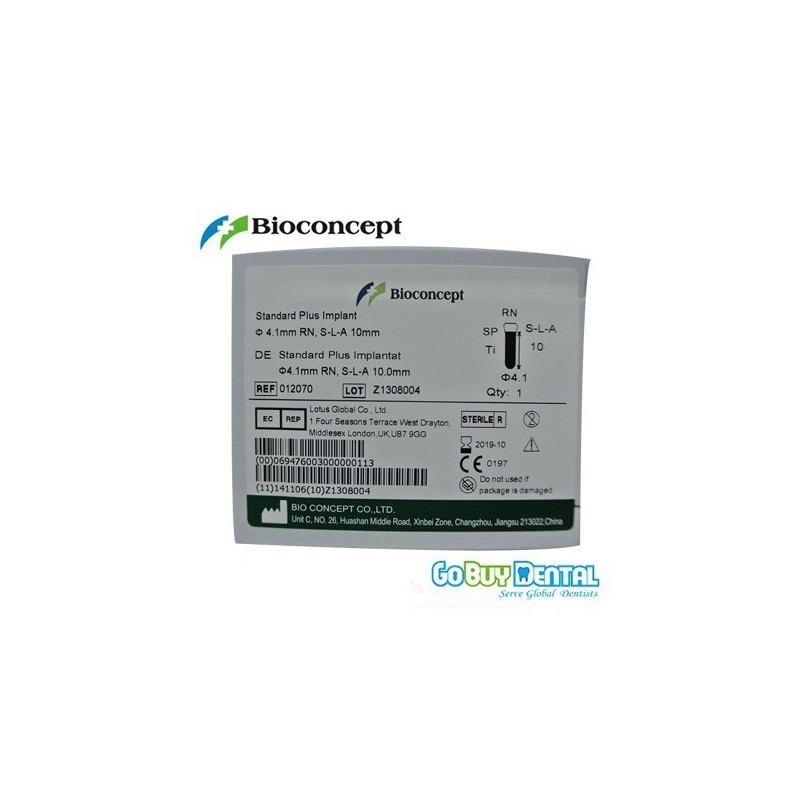  Straumann Compatible Standard Plus Implants Ф 4.1 mm- L 10mm (Regular Neck  Ф 4.8 mm) 