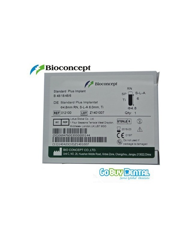 Straumann Compatible Standard Plus Implants Ф 4.8 mm- L 6mm (Regular Neck  Ф 4.8 mm) 