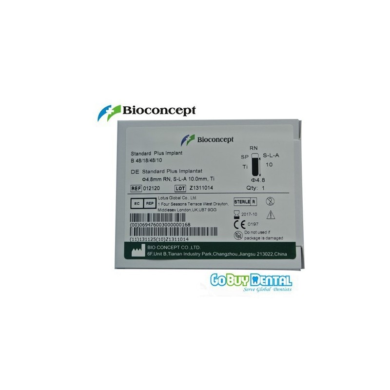 Straumann Compatible Standard Plus Implants Ф 4.8 mm- L 10mm (Regular Neck  Ф 4.8 mm) 
