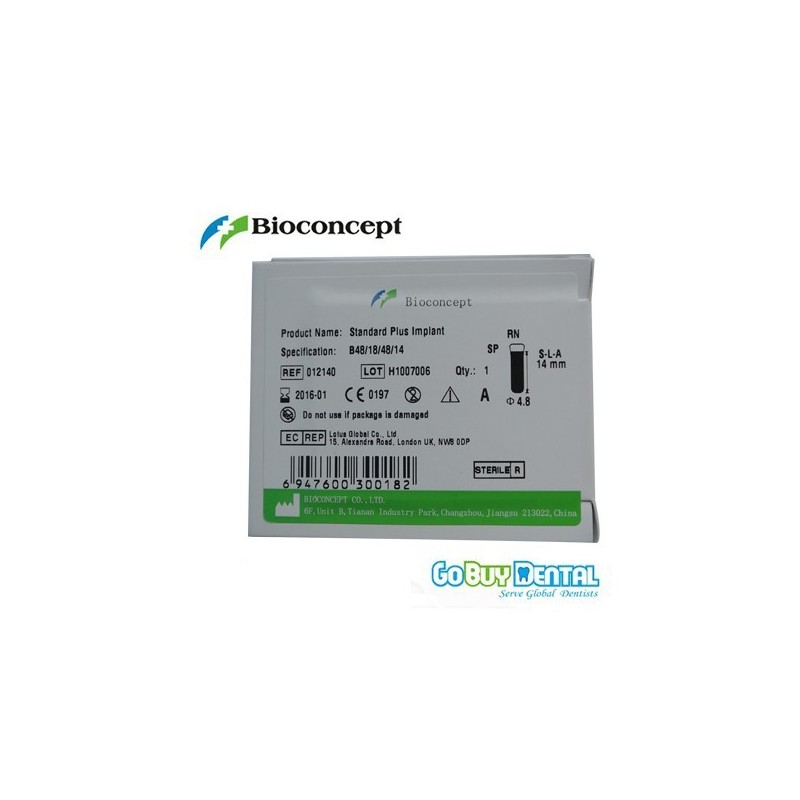 Straumann Compatible Standard Plus Implants Ф 4.8 mm- L 14mm (Regular Neck  Ф 4.8 mm) 
