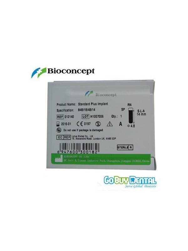 Straumann Compatible Standard Plus Implants Ф 4.8 mm- L 14mm (Regular Neck  Ф 4.8 mm) 