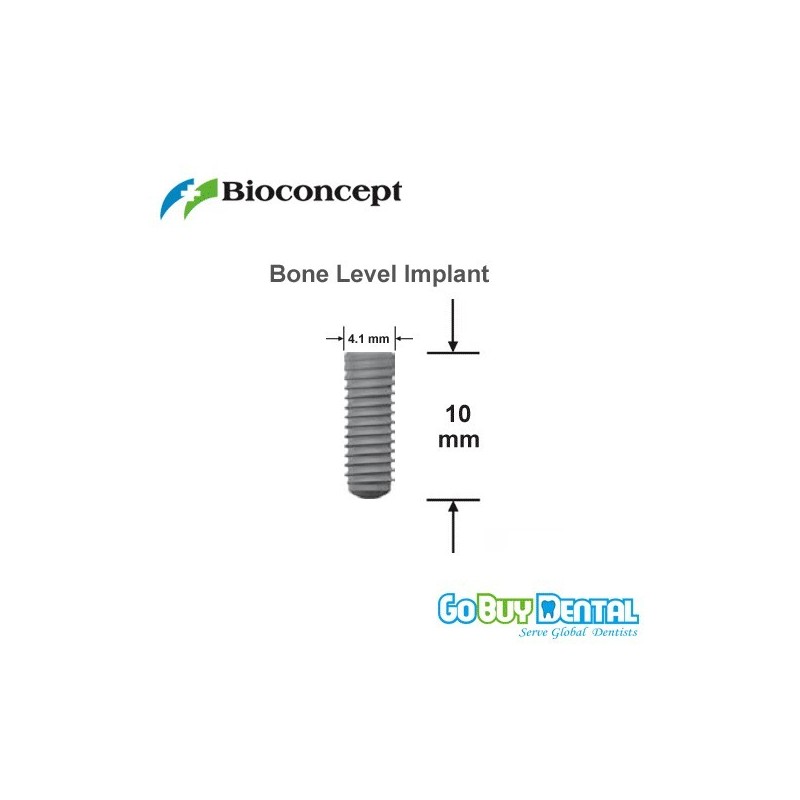 Straumann Compatible Bone Level Implant Ø 4.1 mm, L 10 mm (RC)