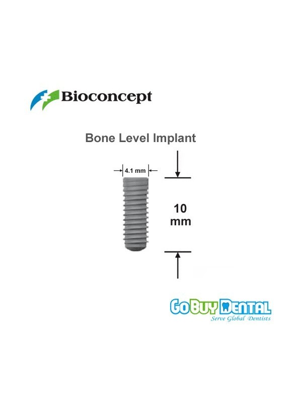 Straumann Compatible Bone Level Implant Ø 4.1 mm, L 10 mm (RC)