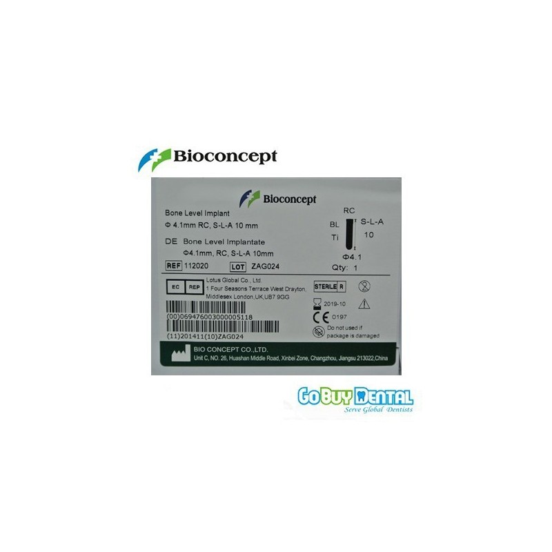 Straumann Compatible Bone Level Implant Ø 4.1 mm, L 10 mm (RC)