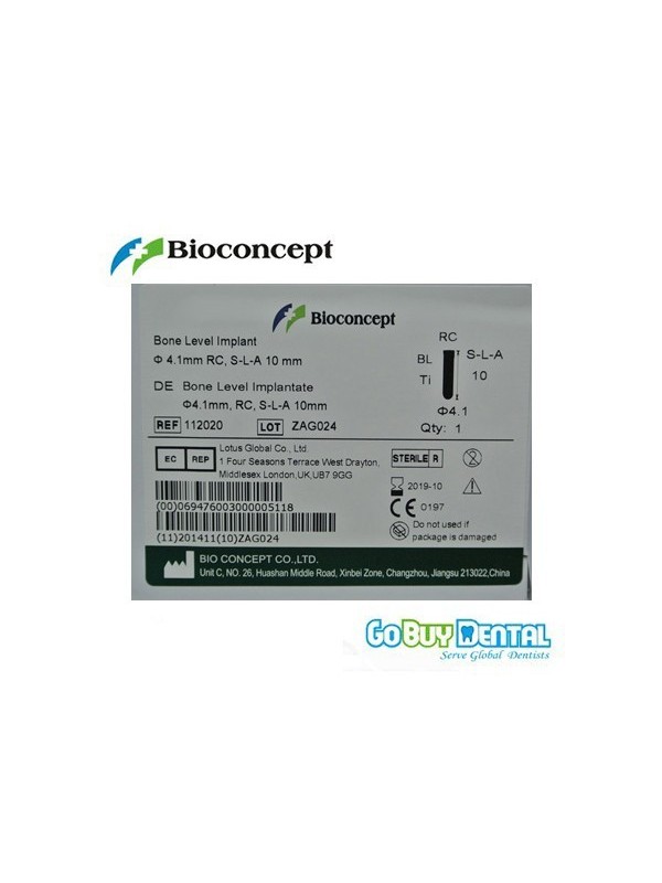 Straumann Compatible Bone Level Implant Ø 4.1 mm, L 10 mm (RC)