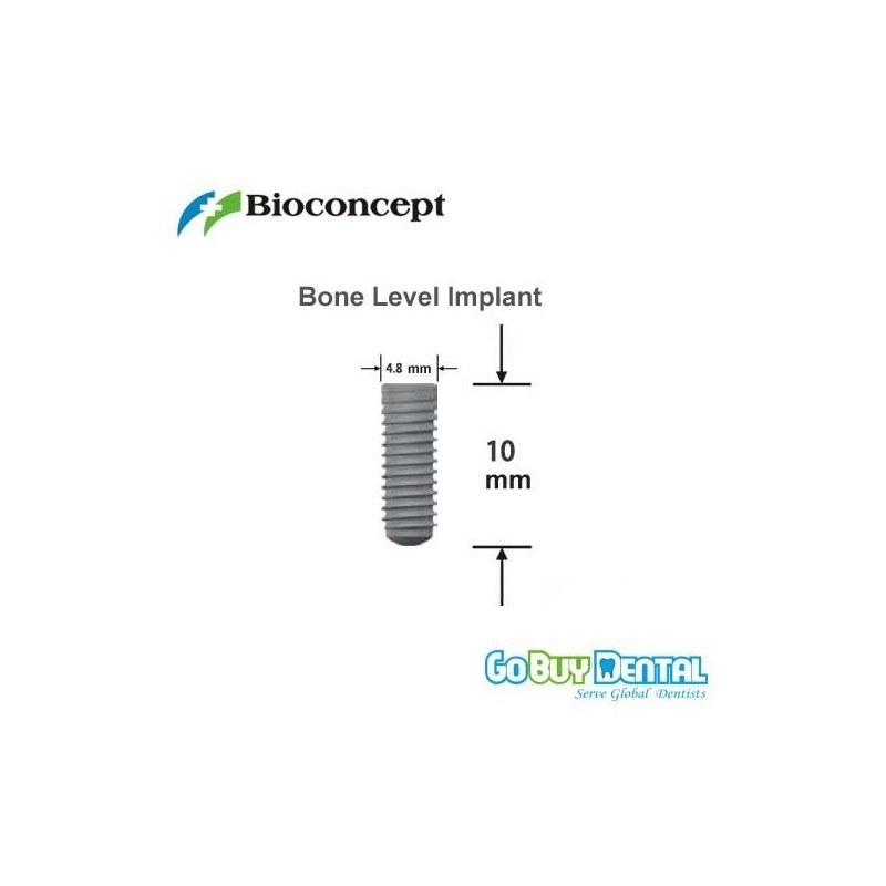 Straumann Compatible Bone Level Implant Ø 4.8 mm, L 10 mm (RC)
