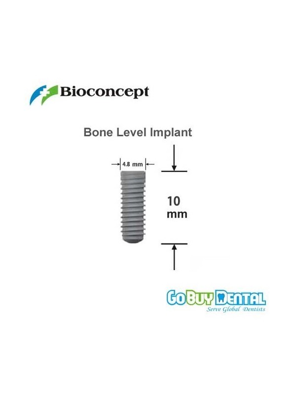 Straumann Compatible Bone Level Implant Ø 4.8 mm, L 10 mm (RC)