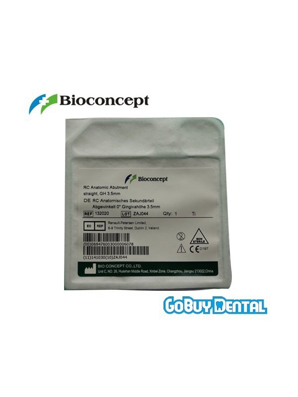 RC Anatomic Abutment, 0°, GH 3.5