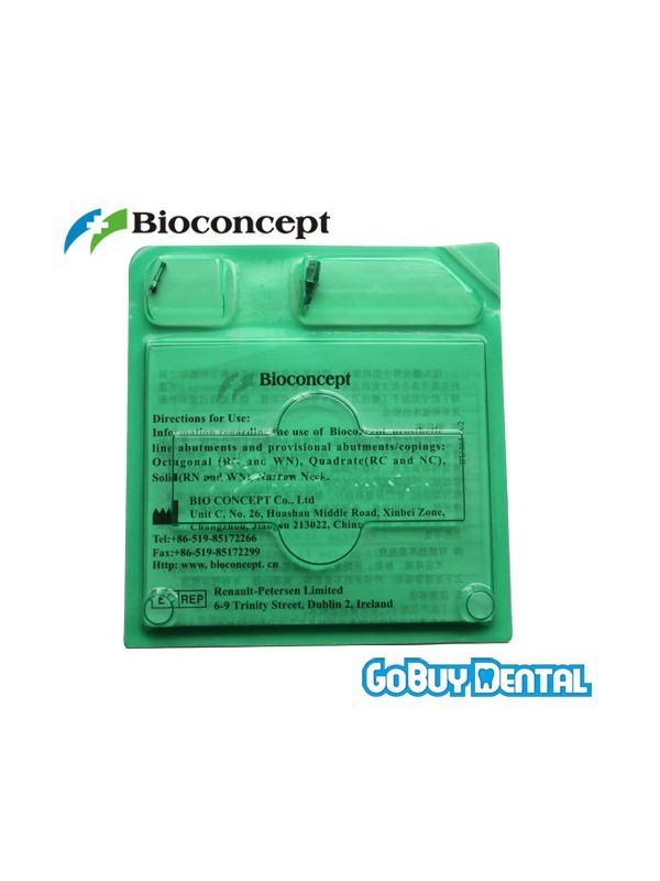 Straumann compatible Bioconcept RC Cementable Abutment D 5.0, GH 2, AH 5.5