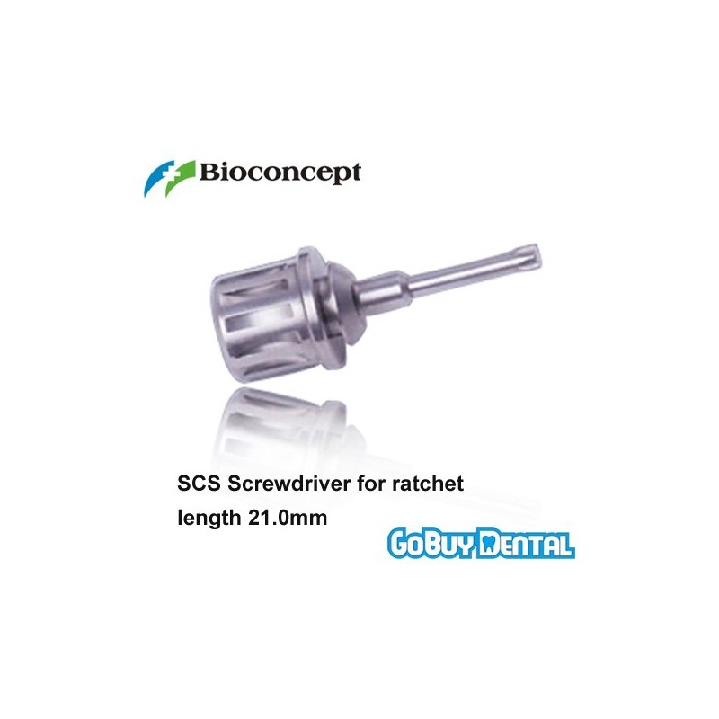 ITI Straumann Compatible Implant SCS Screwdriver for ratchet, short