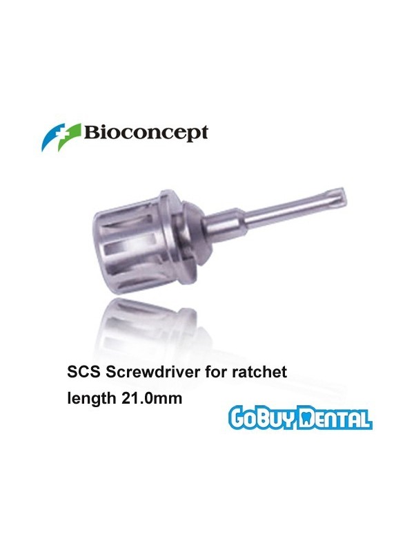 ITI Straumann Compatible Implant SCS Screwdriver for ratchet, short