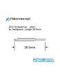 ITI Straumann Compatible Implant SCS Screwdriver , short, for handpiece adapter