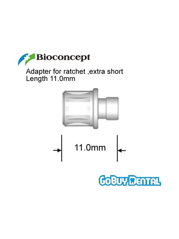 ITI Straumann Compatible Implant Adapter for ratchet ,extra short,