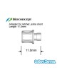 ITI Straumann Compatible Implant Adapter for ratchet ,extra short,