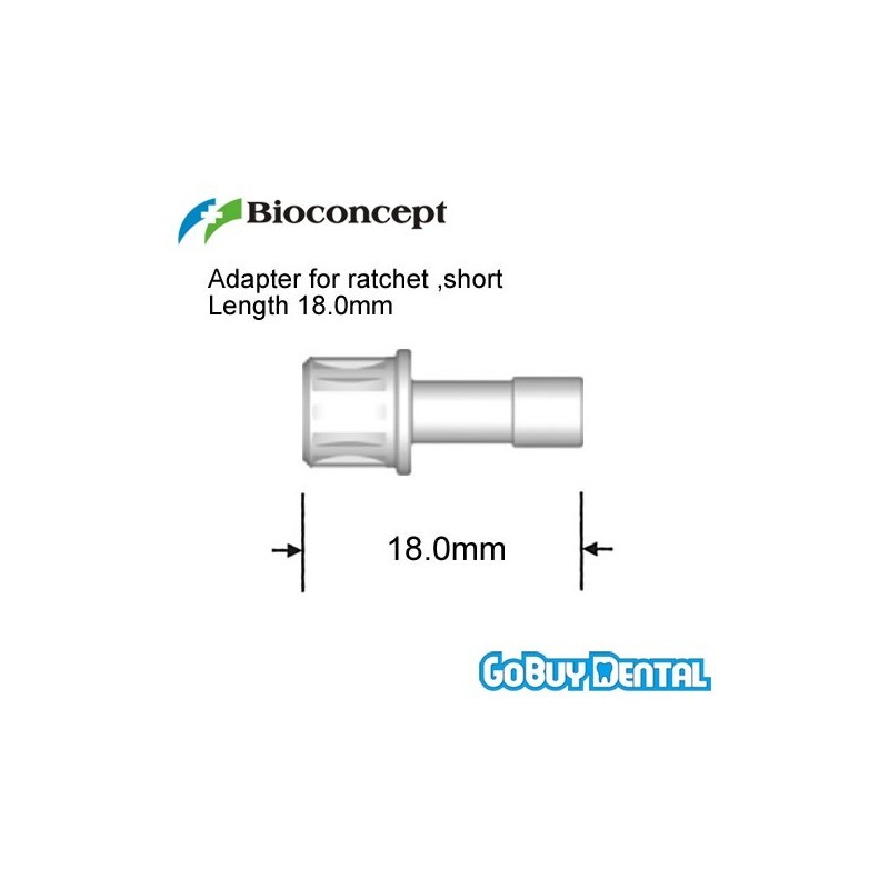 ITI Straumann Compatible Implant Adapter for ratchet ,short