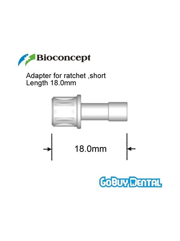 ITI Straumann Compatible Implant Adapter for ratchet ,short