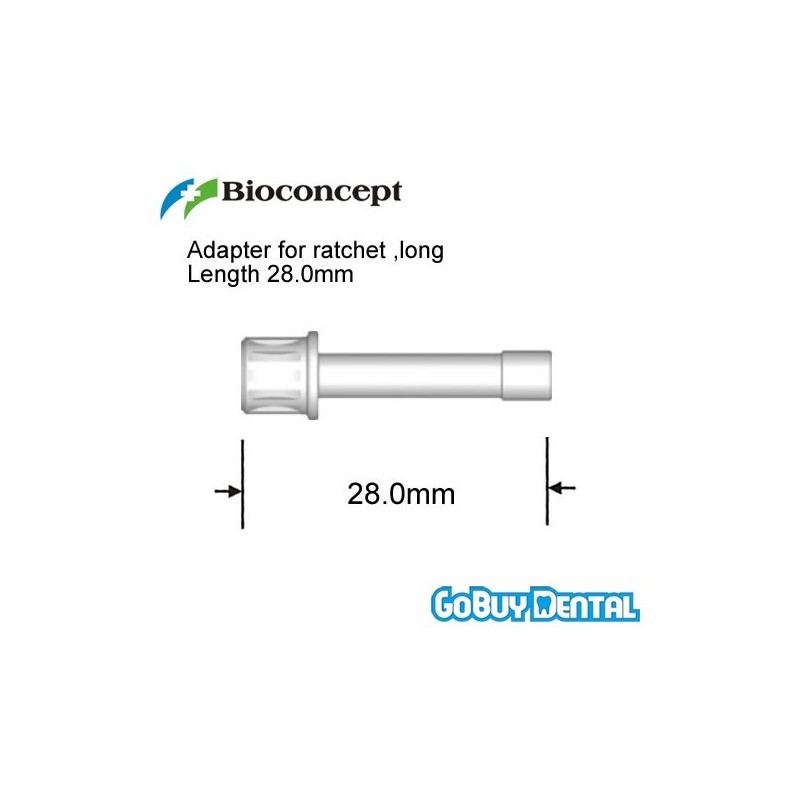 ITI Straumann Compatible Implant Adapter for ratchet ,long