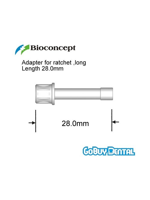 ITI Straumann Compatible Implant Adapter for ratchet ,long