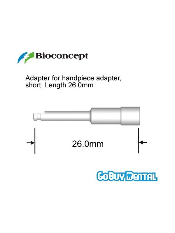 ITI Straumann Compatible Implant Adapter for handpiece adapter, short,