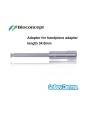 ITI Straumann Compatible Implant Adapter for handpiece adapter, long
