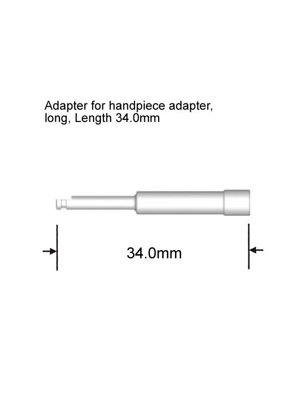 ITI Straumann Compatible Implant Adapter for handpiece adapter, long