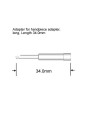 ITI Straumann Compatible Implant Adapter for handpiece adapter, long