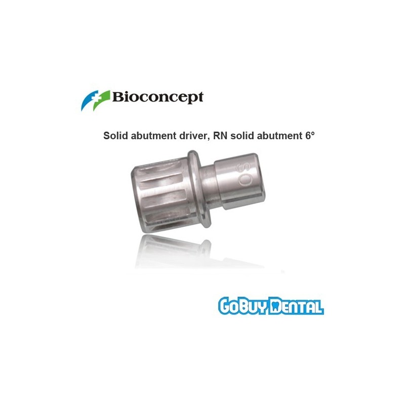 Solid abutment driver, Length 13.0mm, short, for RN solid abutment 6°  