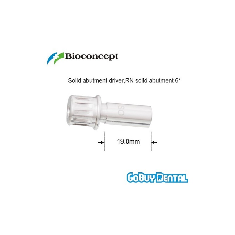 Straumann Compatible Solid abutment driver, long, for RN solid abutment 6°