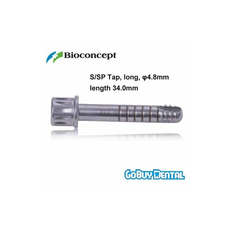 Straumann Compatible S/SP Tap for ratchet, long, φ4.8mm, length 34.0mm 