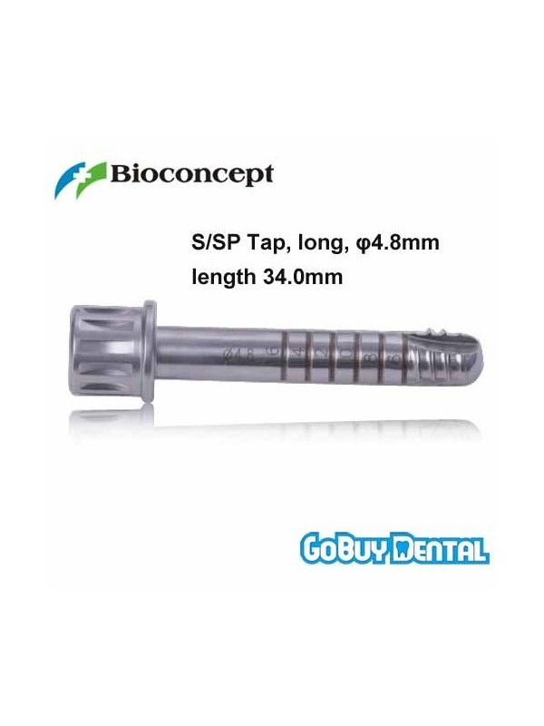 Straumann Compatible S/SP Tap for ratchet, long, φ4.8mm, length 34.0mm 