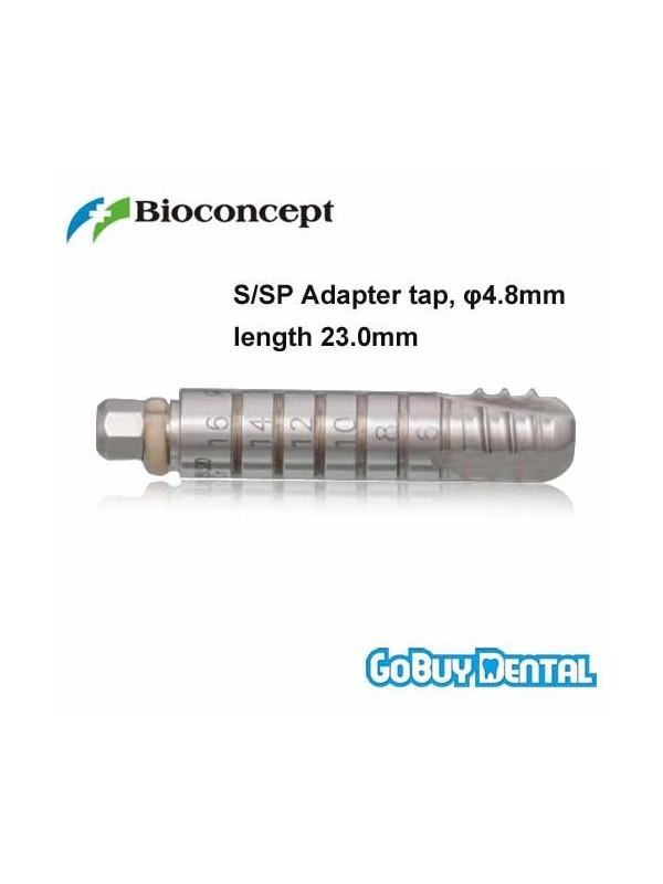 Straumann Compatible Tissue Level S/SP Tap for adapter, φ4.8mm, length 23.0mm