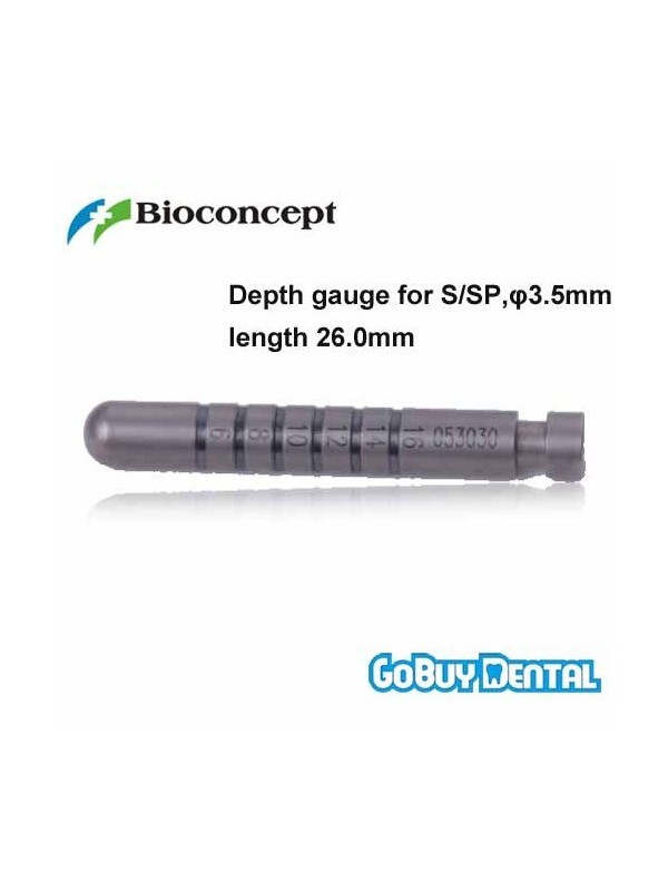 Straumann Compatible Depth gauge for S/SP,φ3.5mm, length 26.0mm 