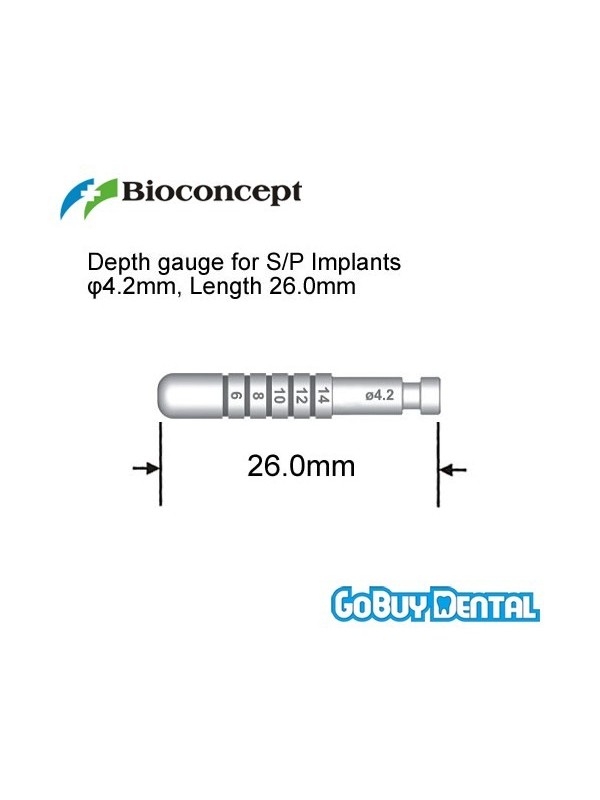 Depth gauge for S/SP,φ4.2mm, length 26.0mm