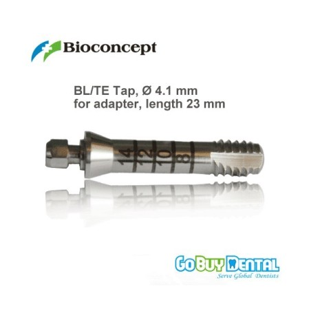 Straumann compatible BL/TE Tap, Φ4.1 mm, for adapter, length 23 mm
