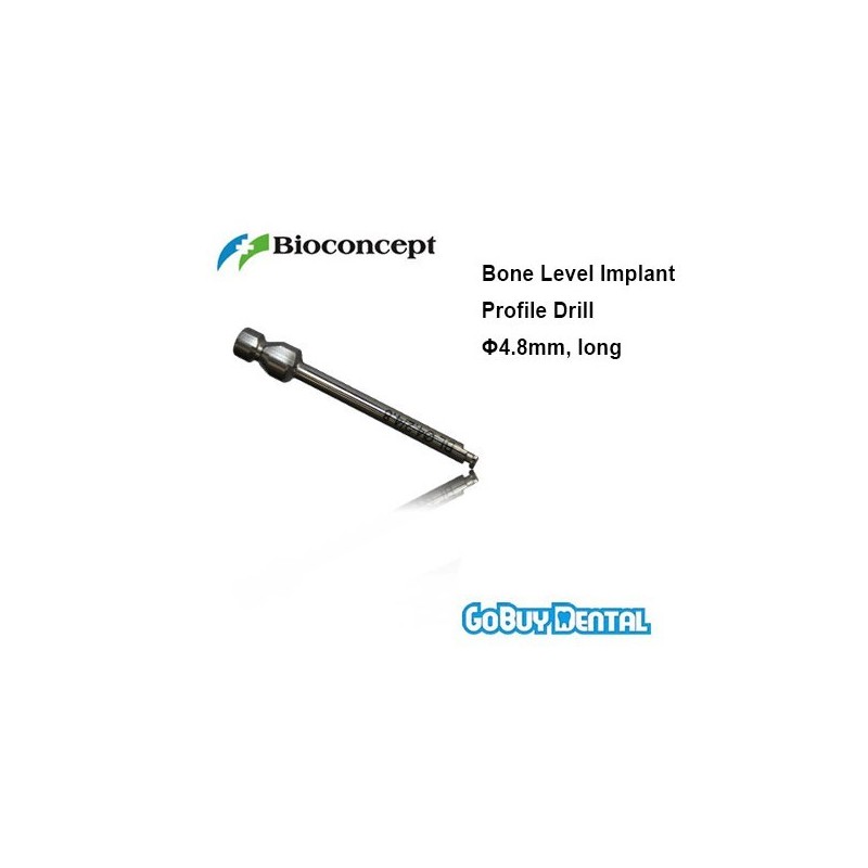 Dental Instrument Bone Level Implant Profile Drill Φ4.8mm, long, length 35.0mm