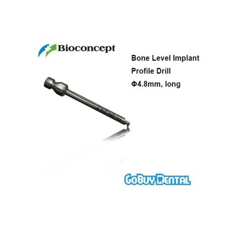 Dental Instrument Bone Level Implant Profile Drill Φ4.8mm, long, length 35.0mm