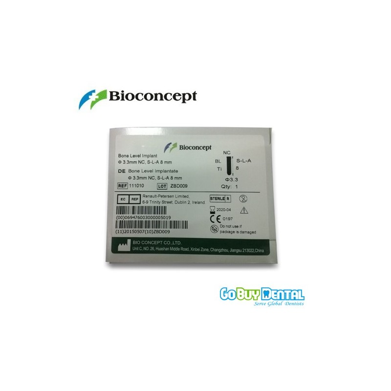 Bone Level Implant, Ø 3.3 mm, L 8 mm  (NC)