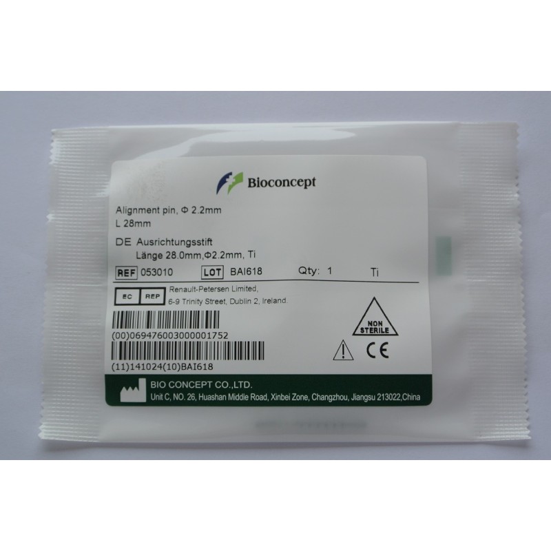 Straumann Compatible Alignment pin, Φ2.2mm, length 28.0mm