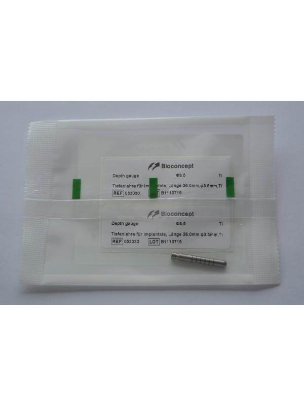 Straumann Compatible Depth gauge for S/SP,φ3.5mm, length 26.0mm 