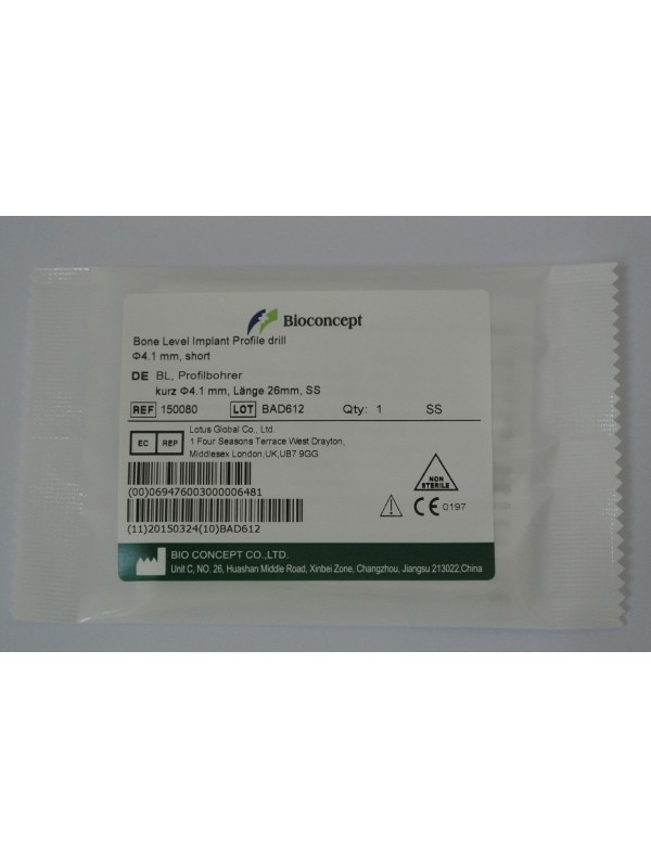 Straumann compatible Bone level, Profile Drill, Ø 4.1 mm, short, length 26 mm