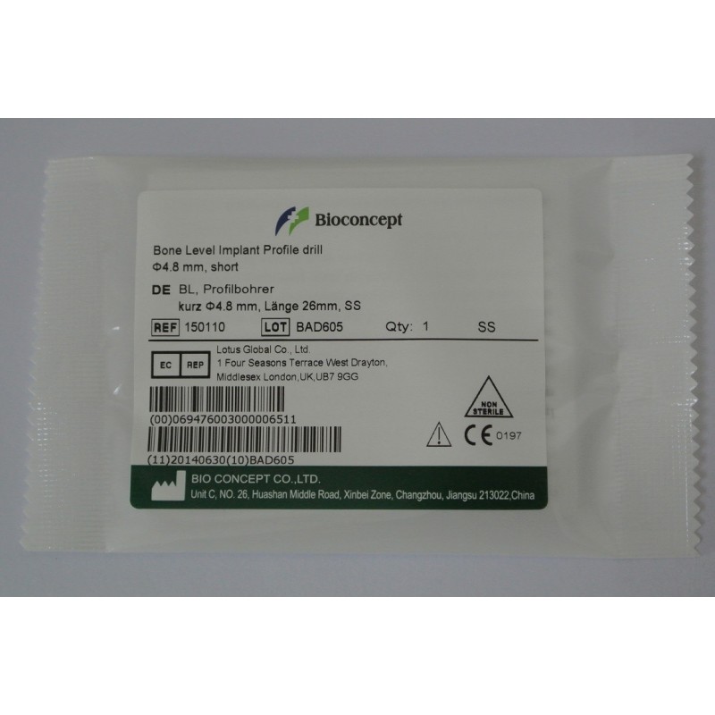 Bone Level Implant Profile Drill Φ4.8mm, short